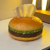 Creative Hamburger Tissue Box Desktop Napkin Dispenser Cute Burger Paper Box for Home Office Living Room Restaurant Decoration