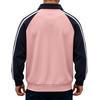 Men's Casual Loose Fit Corduroy Sweatshirt with Color Block Design for Fall and Winter