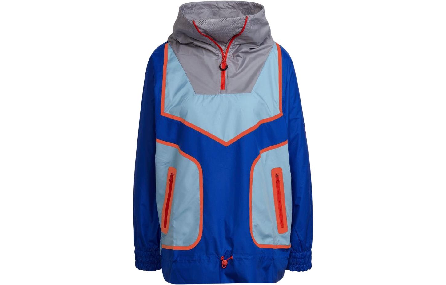 Adidas X Stella McCartney Jackets Women s Blue Hooded Moderate Other HA6023 S