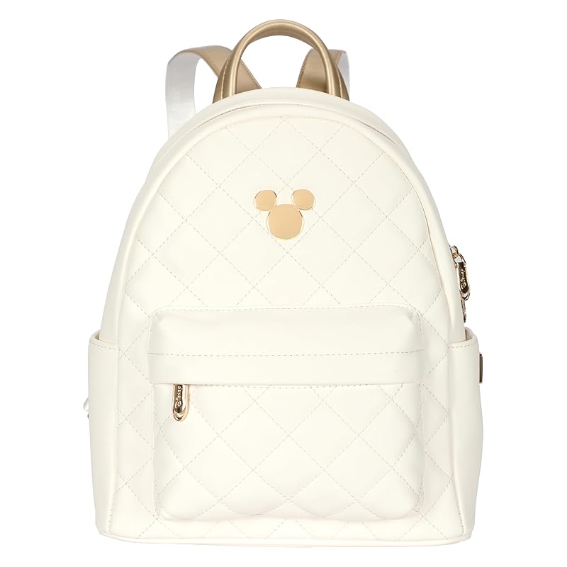 

[Notre] MEGOS disney ladies rucksack bag Authorized distributor license leather backpack shoulder bag gold hardware With design character print Made