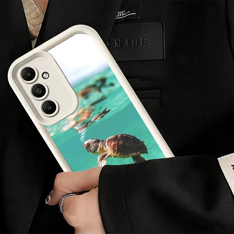 Phone Case for Samsung Galaxy A17 A16 A15 A14 A13 Summer Sea Turtle Cute A56 A36 A26 A55 A35 A25 A54 A34 A24 A53 A33 A23 A07 A06
