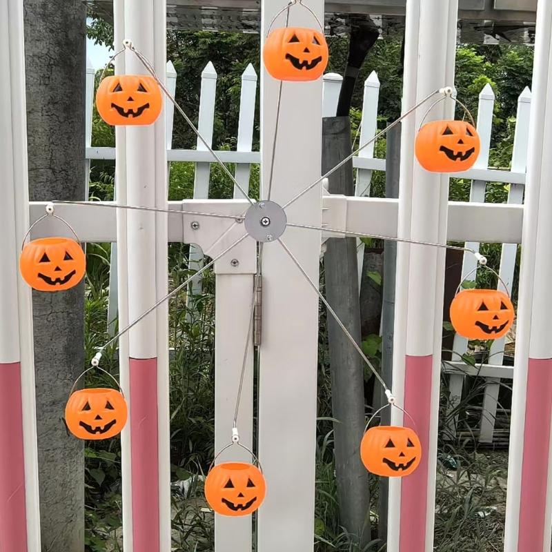 Ferris Wheel Style Bird Feeder with Rotating Feature Perfect for Backyard Bird Watching and Garden Decors