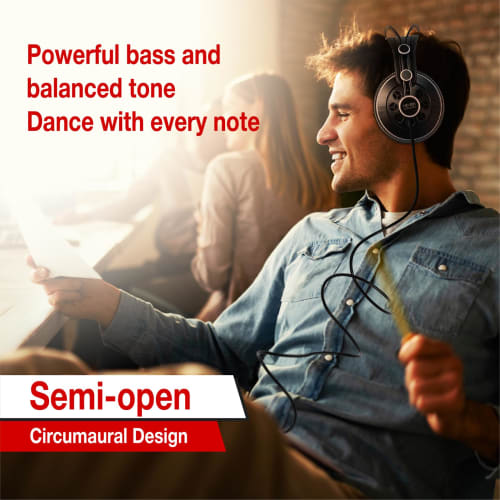 Superlux Semi-Open Professional Monitor Headphones HD681B