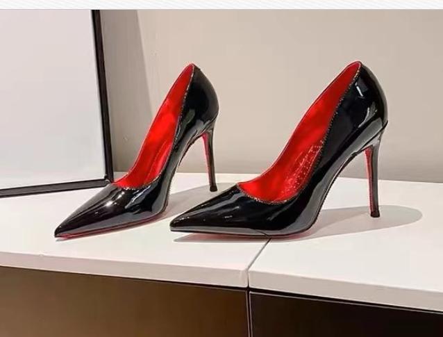 

Women s High Heels 2024 New Rhinestone Red High Heels Large Size Women s Wedding Shoes Pointed Toe Women s High Heels Zapatos 38