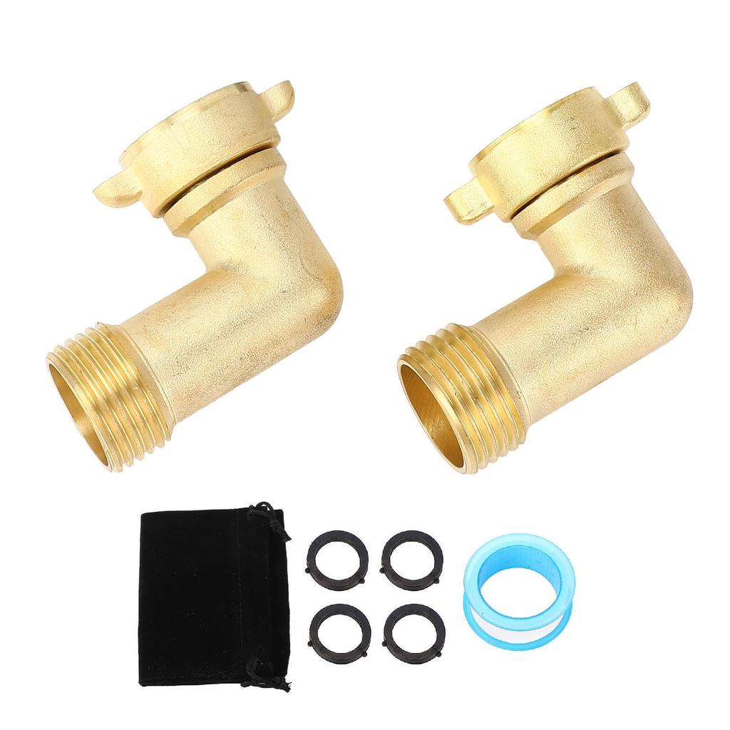 Wohnmobil Wasserschlauch Winkel Platzsparend Robust Wohnmobil Trinkwasserschlauch Adapter Verbinder für Camper Van Wohnmobil Anhänger Marine