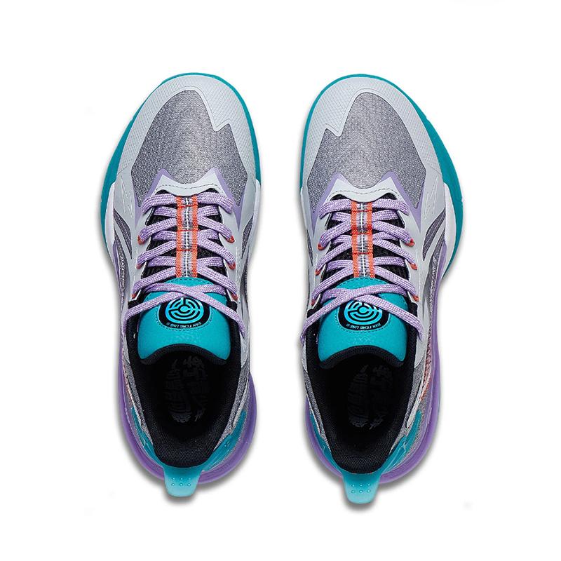 Li Ning Youth Pioneer Ling Team 3.0 V2  Cloud Technology Shock Absorption Lightweight Rebound Low Top Basketball Shoes Kids basketball shoes YKBT042-5