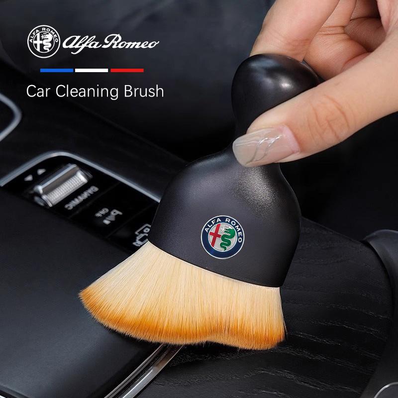 Car Cleaning Nano Brush Ultra Fine Fiber Dust Removal Brush For Alfa Romeo Giulietta Mito 159 Giulia Stelvio 156 147 TonaleTM6