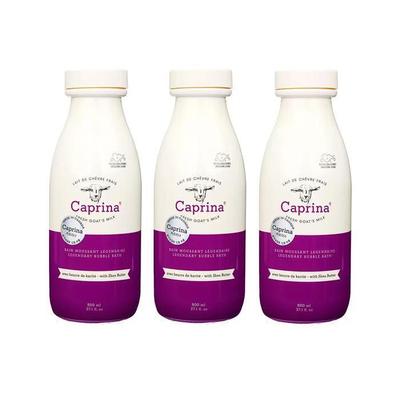 Caprina Goat Milk Bubble Bath Shea Butter Scent 800ml X 3 Goat Milk High Moisture (28554148)