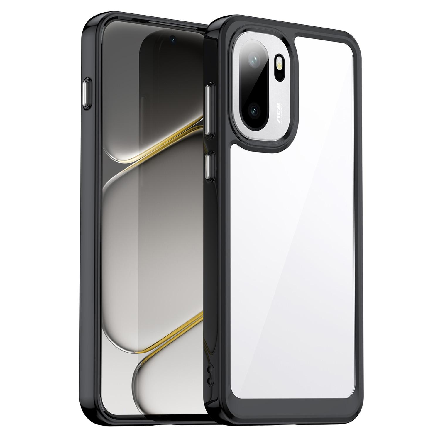 Чехол для OnePlus 15R 5G/Ace 6T 5G/Ace 6 5G, ТПУ + Акрил, Защитный прозрачный чехол для телефона