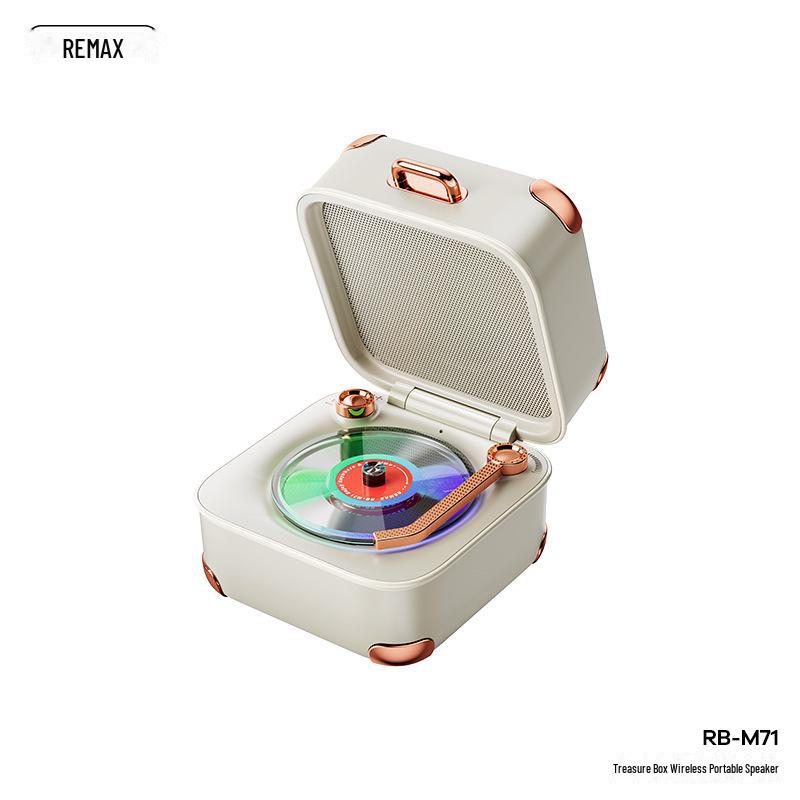 

Мини-динамик Bluetooth Remax Treasure Box - компактная музыкальная шкатулка с подсветкой