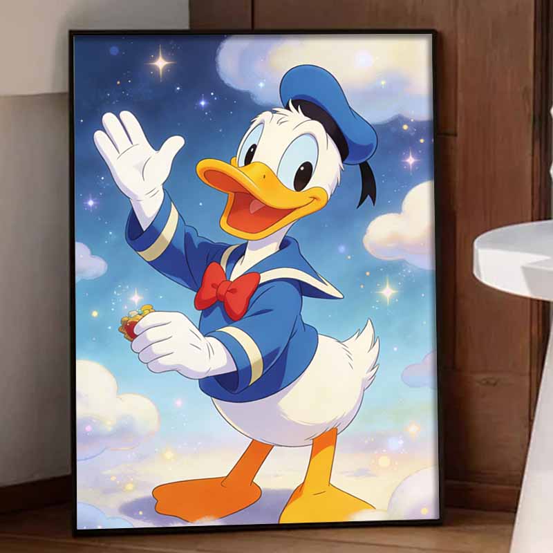 Disney Donald Duck Diamond Paint Painting Art Kit Handmade DIY5D Home Decor Gift