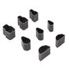 8Pcs Leather Cutting Die Set Oval Semicircle Quadrate Waterdrop Shaped Manual Punching Molding