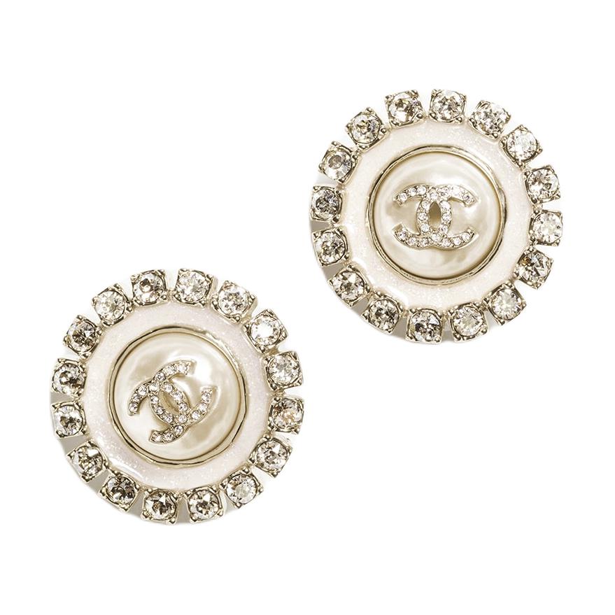

Chanel Heart Shaped 3D Double C Metal Earrings Women earrings Gold ABD927-B17550-NZE20 Box+Padding Board,F,Gold