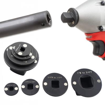 1/4Pcs Low Profile Impact Socket Adapters High-Strength Durable Construction Fast Accurate Universal Drive Ratchet Adapters Kit