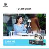 Hollyland Lark M2 Wireless Microphone, 48kHz/24bit Studio Sound, 300m Range, 40H Battery, Noise Cancellation, Magnetic Clip, for Camera Phone Vlog