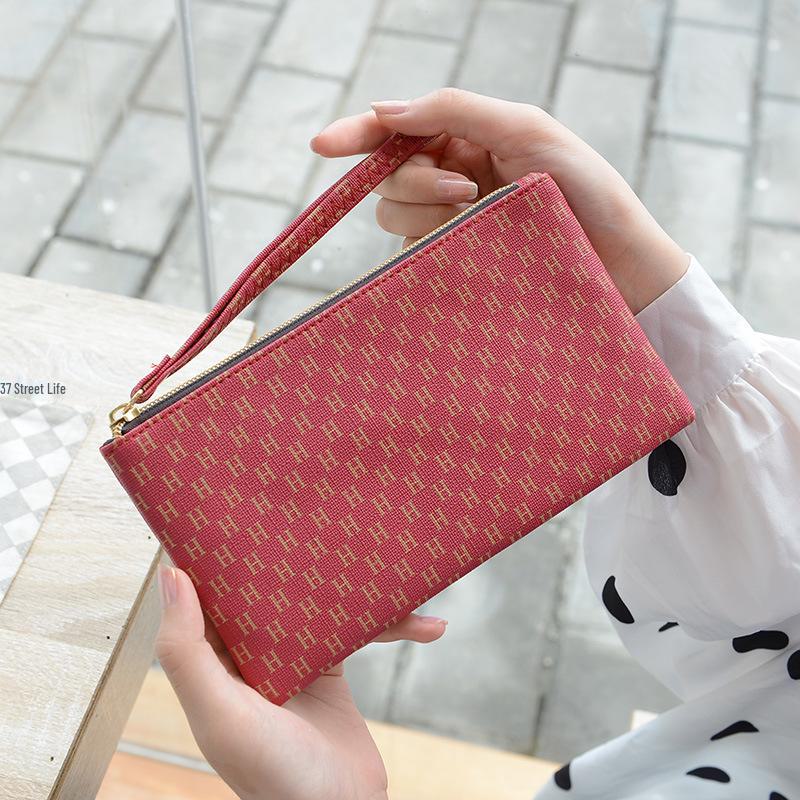 Korean Style Women's Retro Zipper Wallet - Large Capacity Fashion Clutch (2024)