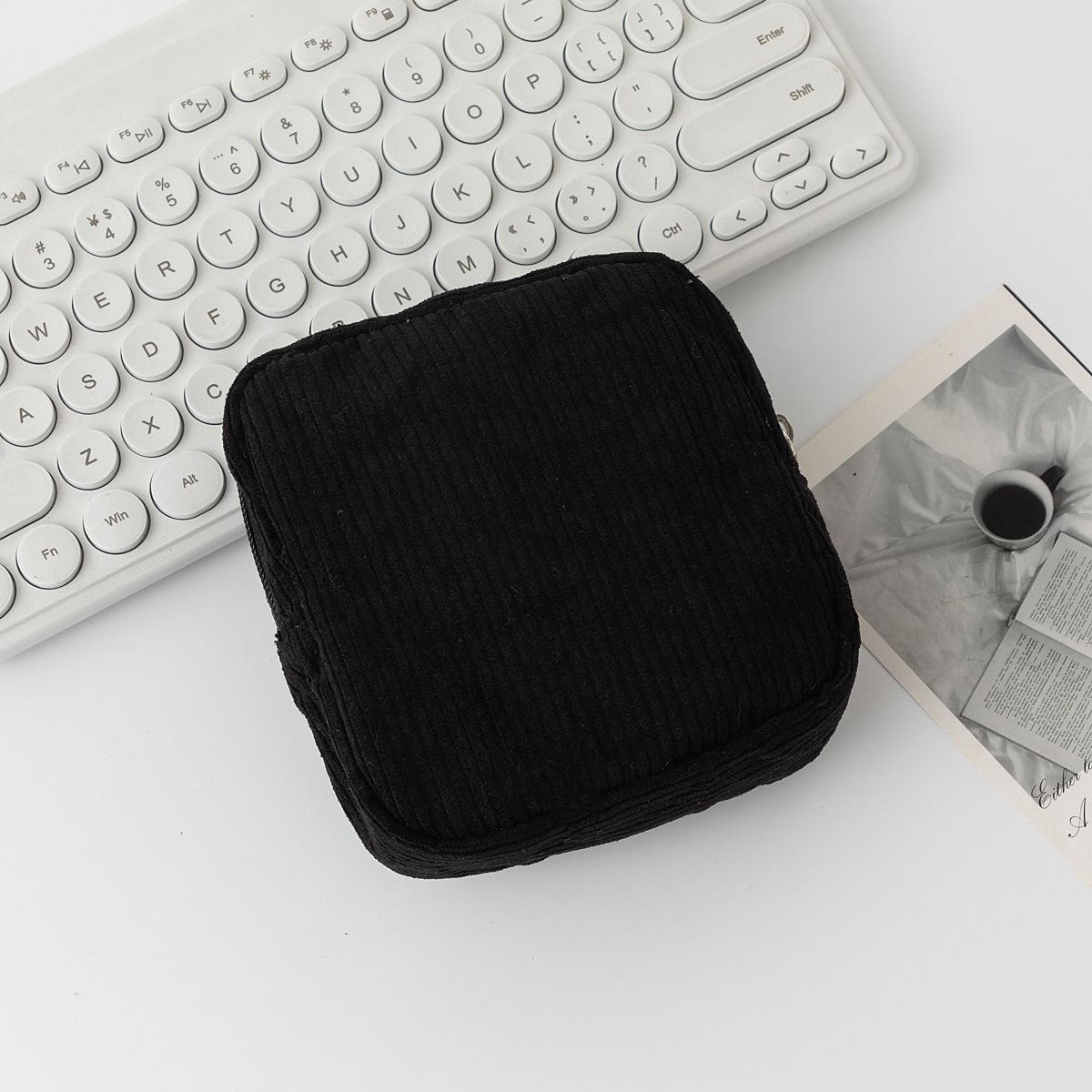 

Мини-сумка для хранения косметики Женская вельветовая модная косметика Помада Гигиенические салфетки Дорожные органайзеры Сумки Маленькая сумка