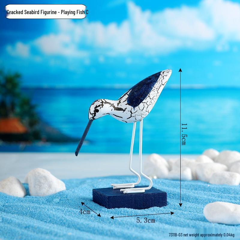 Kreatywna śródziemnomorska drewniana dekoracja latarni morskiej do nadmorskich krajobrazów i pamiątki z podróży