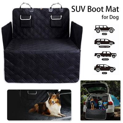 Hunde-Kofferraumschutz mit Seitenschutz, universelle Auto-Kofferraum-Hundedecke, robuste Schutzmatte