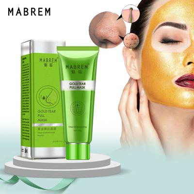 40g Gold-Mitesser-Maske, Flecken entfernen, Poren verkleinern, raue Haut verbessern, Akne-Tiefenauffüllung, feuchtigkeitsspendende Ölkontrolle