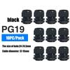 10pc Waterproof Cable Seal Set Plastic Connector IP68 Cable Secure Nylon Connector