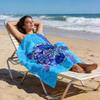 1pc with Turtle and Waves Pattern Beach Towel Travel Towel Unisex Soft Comfortable Quick Dry Portable for Men Women Beach