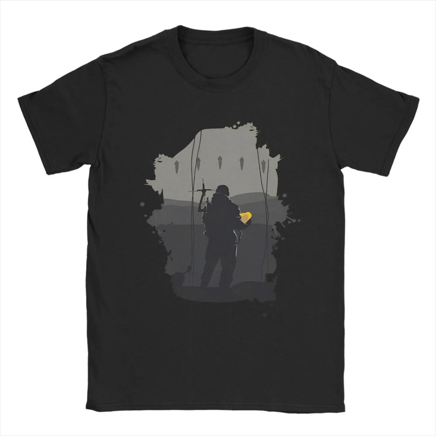 

Death Stranding Tomorrow is in Your Hand V2 T Shirt 100% Cotton Clothes Humor Short Sleeve Round Collar Tee Shirt S чёрный