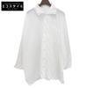Me Beautiful ANGLE PLEATS SHIRT Top for Women, White, MI53FJ512 Tops ― whiteUsed