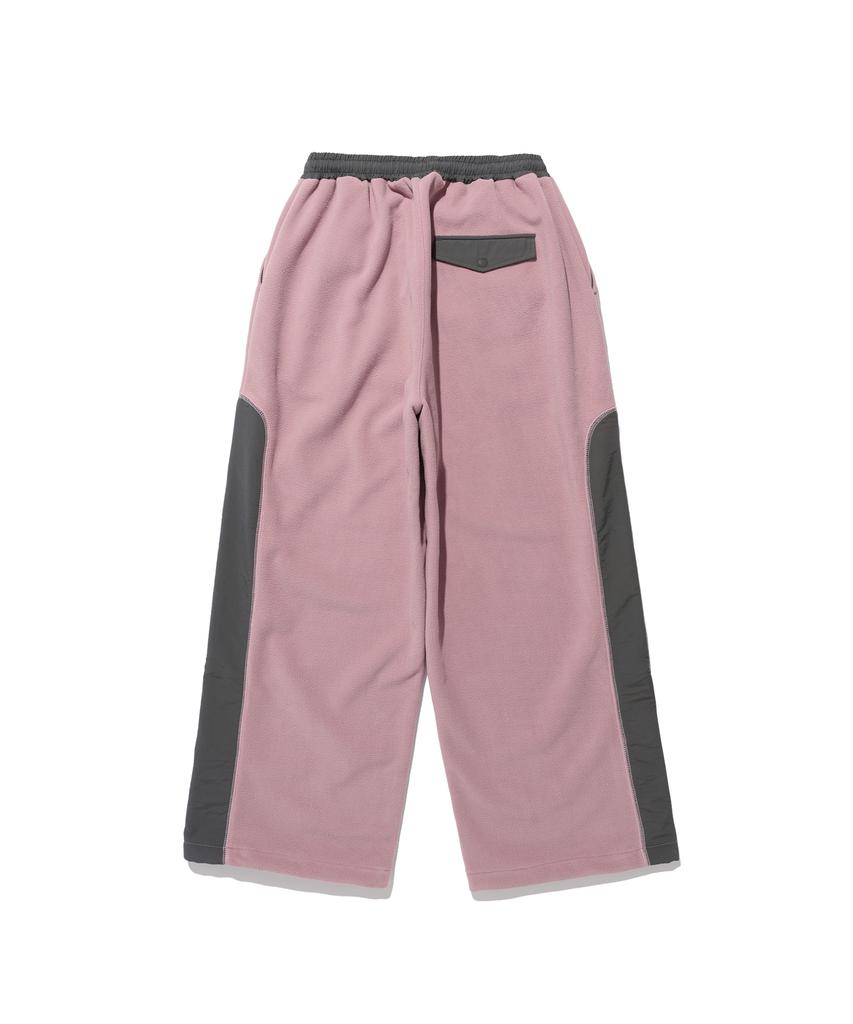 PHYSICAL DEPARTMENT Color Block Fleece Pants Pink