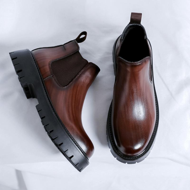 Men Dress Shoes Personality Trend Paty Leather Wedding Shoes Men Flats Leather Oxfords Formal Shoes