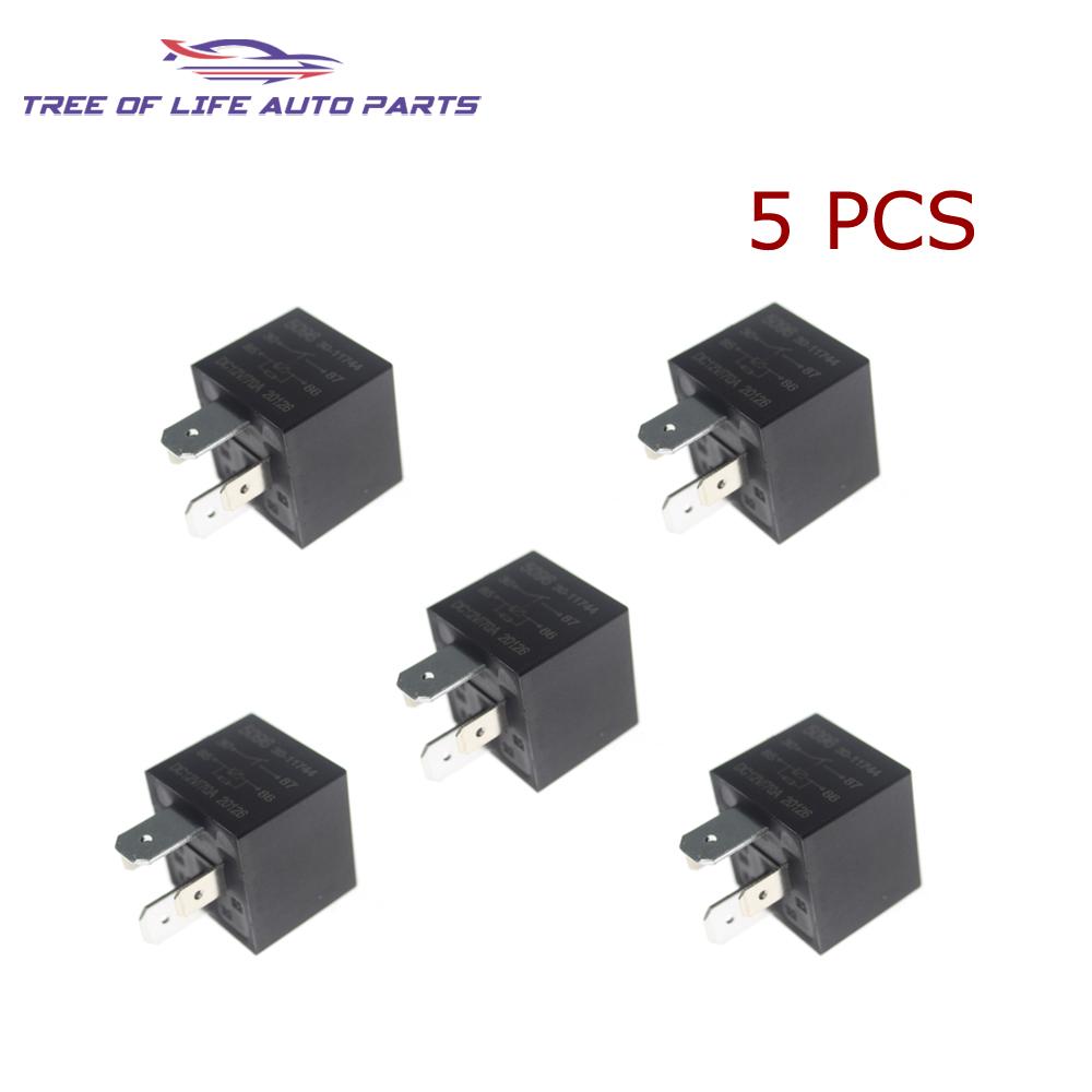 1/2/5/10x 12V 70A 4pin Relay For Ford Focus Fusion Land Rover Discovery Range Rover Sport Jaguar XF V23136-J4-X62 5M5T14B192EA