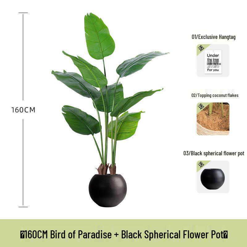 Luxurious Bionic Bird of Paradise: Large Artificial Indoor Floor Plant Decoration