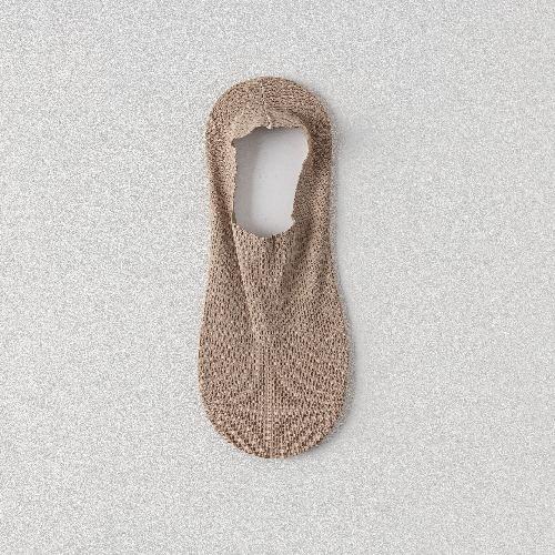 Summer Mesh Breathable Low Cut Socks Mens Silicone Non-slip Invisible No Show Socks Casual Solid Color Ice Silk Sock
