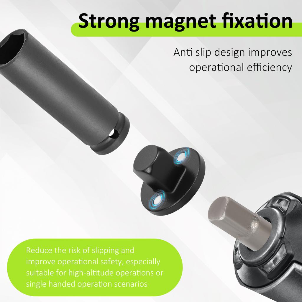 Low-Profile Impact Socket Adapter Set 3/4 to 1,1/2 to 3/4,1/2 to 3/8,1/4 to 3/8 Drive Ratchet Adapter 4 Pcs Socket Adapter Set