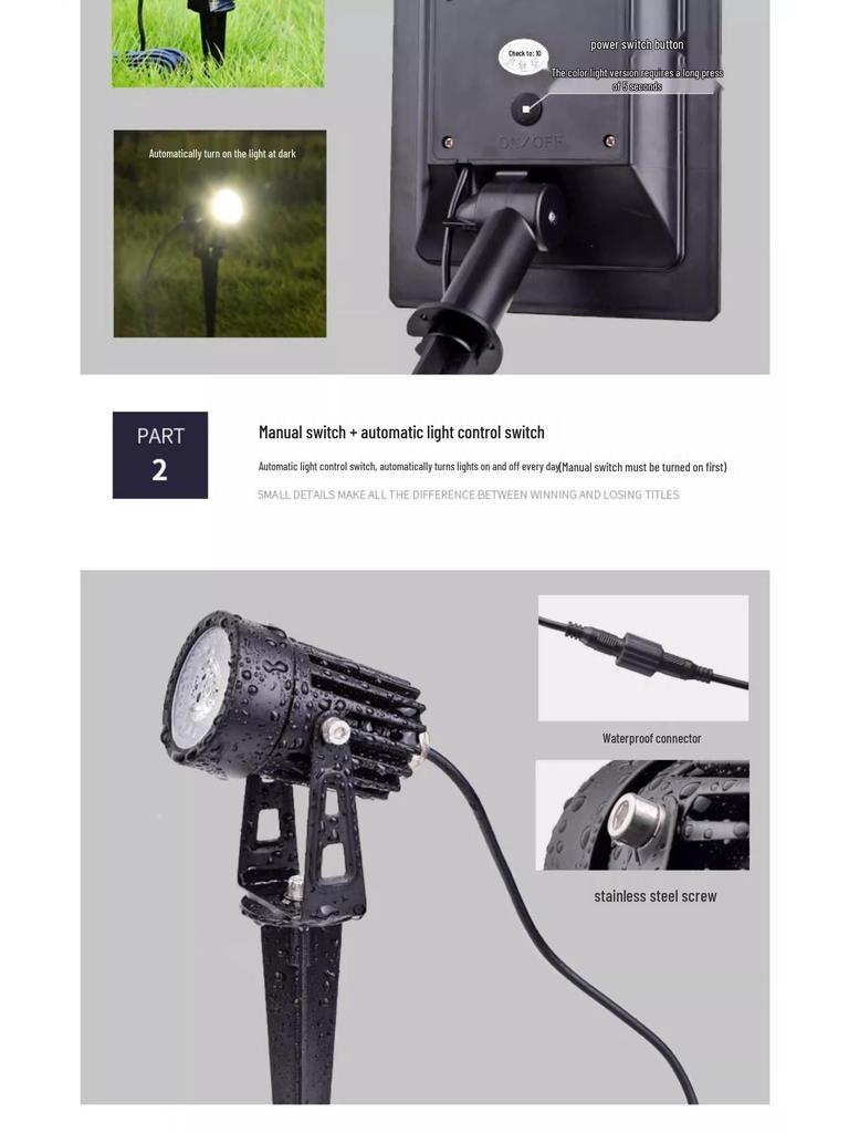 Outdoor Solar Tree Lights: Super Bright, Waterproof Garden, Lawn & Courtyard Spotlights
