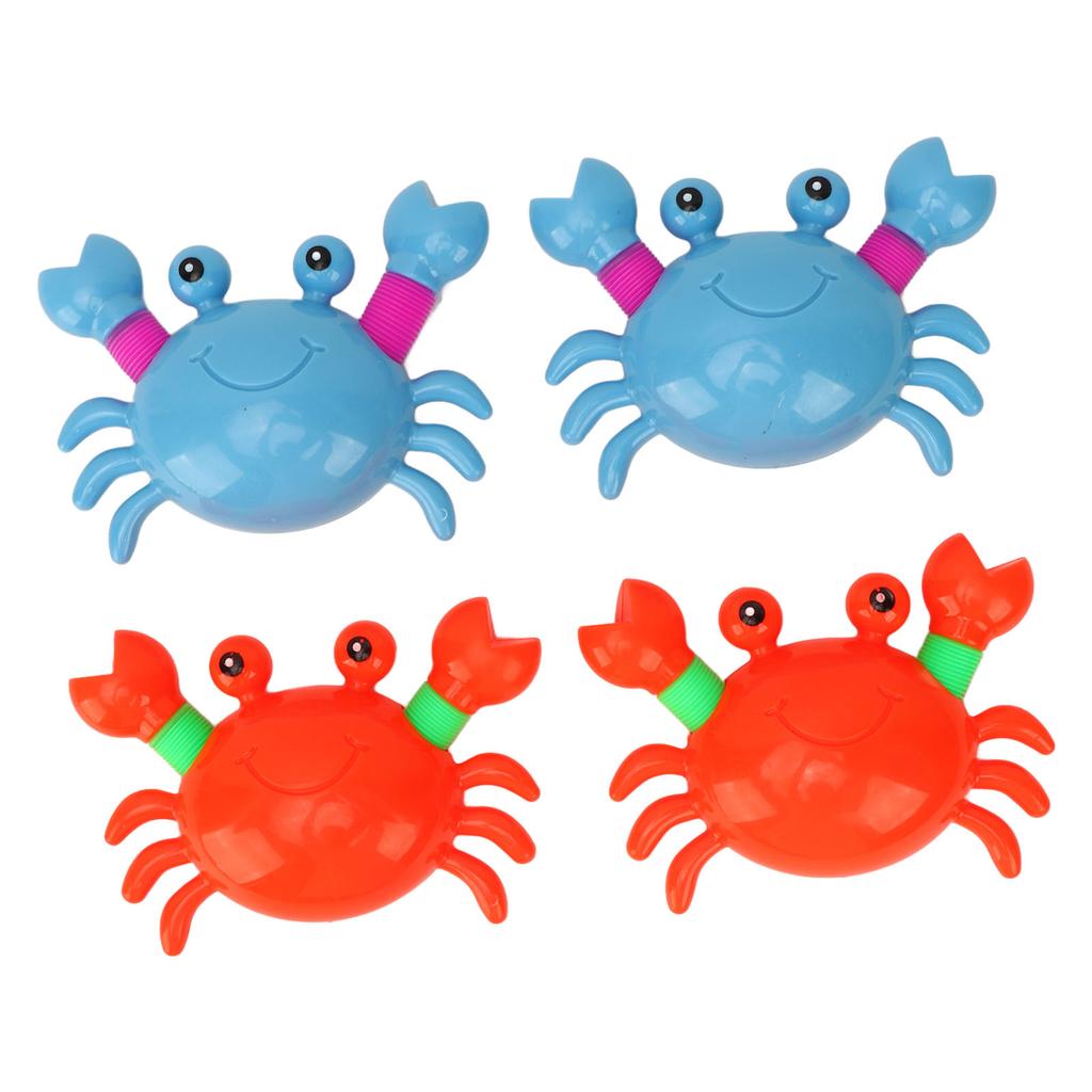 4PCS Juguete Telescópico Cambiante de Forma Juguete de Plástico Color Brillante Peso Ligero Juguete Fidget Tubo para Niños