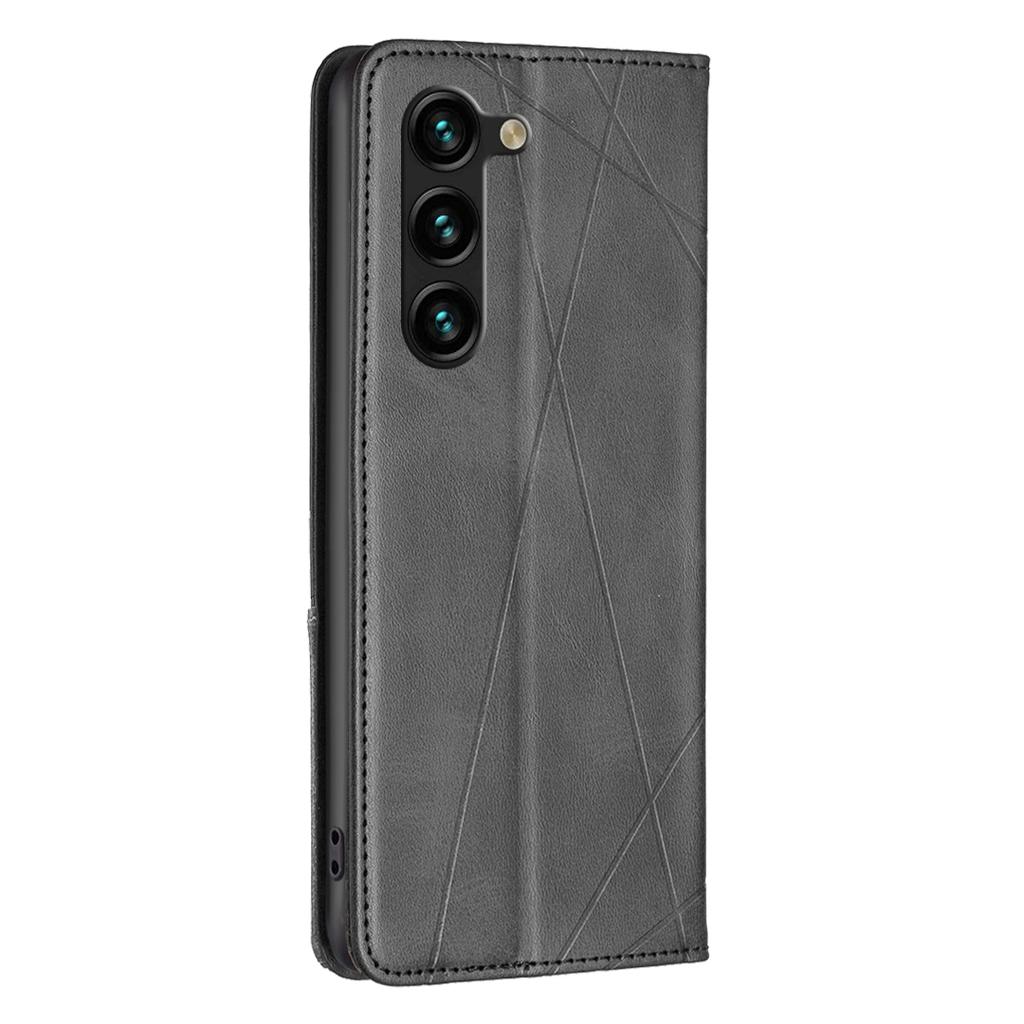 For Samsung Galaxy S25+/S24+ Case Anti-Scratch PU Leather Phone Cover Shell with Card Slots