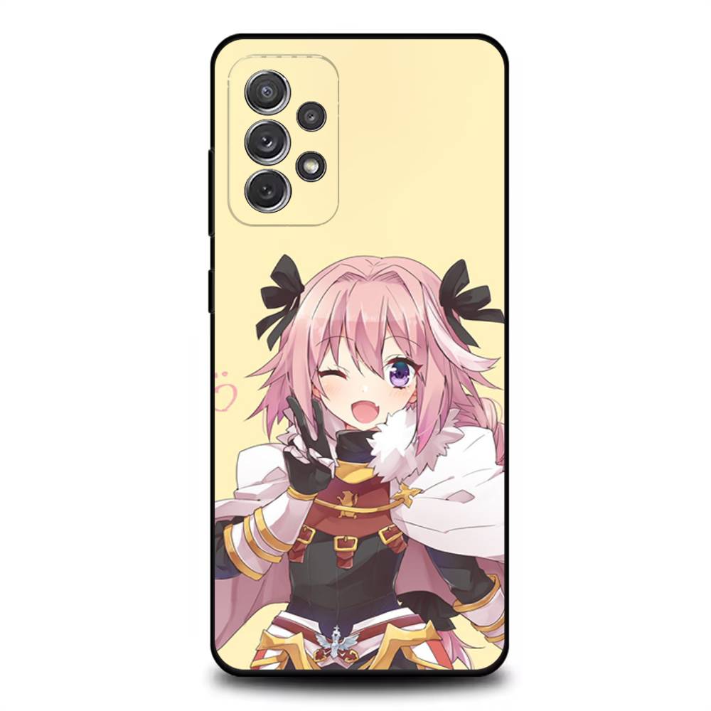 F-Fate Apocrypha Astolfo Phone Case For Samsung S 25,24,23,22,30,21,10,9,Ultra,Plus,Lite,FE,4,5G Black Soft Case