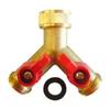 Imtersa-Double Imtersa Brass Y Fitting