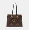 [Pre-Owned] Louis Vuitton Onthego MM 'Brown Giant Monogram/Brown Monogram Reverse Canvas' - Very Good #1NT9LBC
