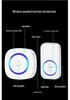 US/UK/EU Two-in-One Wireless Doorbell with Long-Range Remote and Elderly Call Function