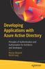 Buch Developing Applications with Azure Active Directory : Principles of Authentication and Authorization for Architects and Developers