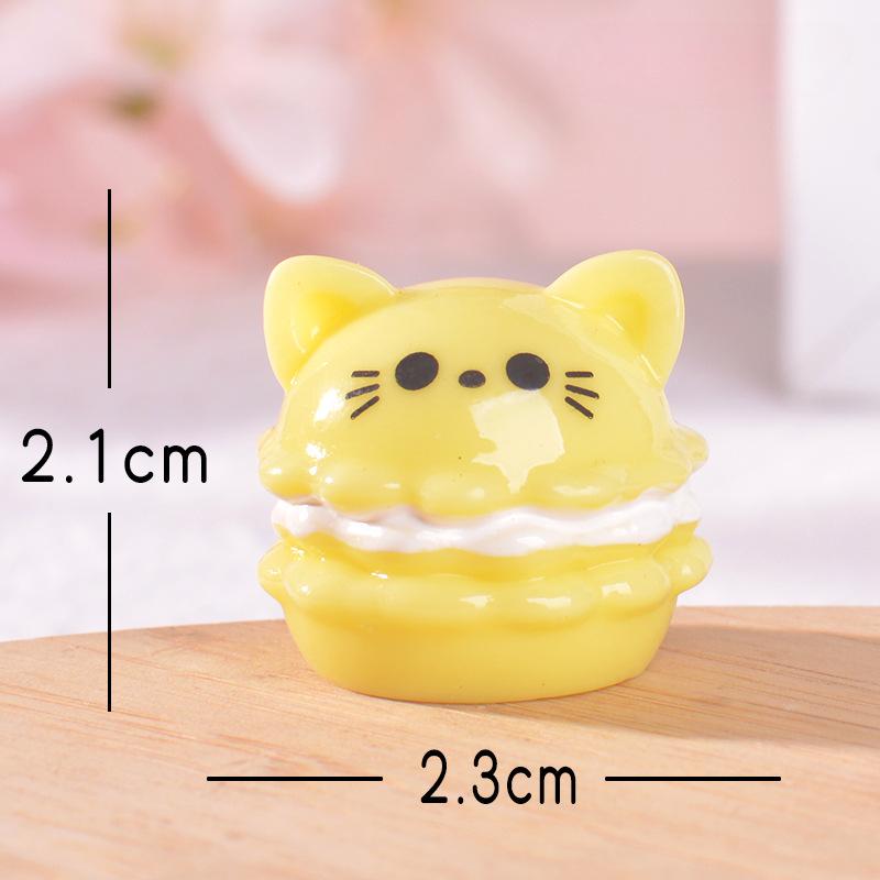 

Милый животный щенок капибара макарон декоративные аксессуары кукольный домик маленькие украшения Kitten macarons