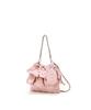 Athe Vanessabruno [Frill] Pink Dupeskin Frill Chain Two-Way Mini Crossbody Bag S Aaba6F700P1