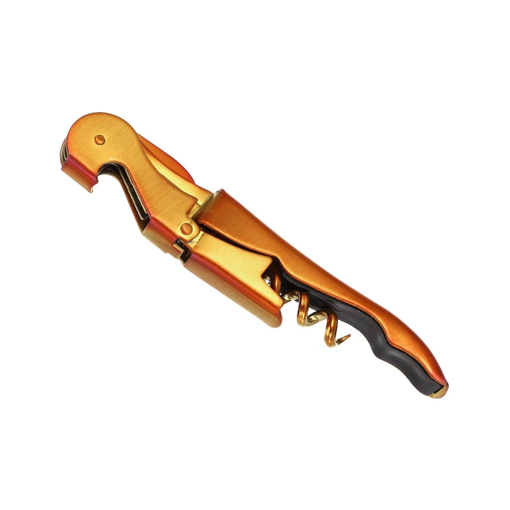 1/3Pcs Professional Waiters Corkscrew Stainless Steel Wine Key with Ergonomic Wood Grip Beer Bottle Opener and Foil Cutter