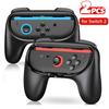 2Pcs Joystick Grip Kit for Nintendo Switch 2 & Switch 1 Handle Grip Stand Controller Holder Bracket for Switch 2 Accessories