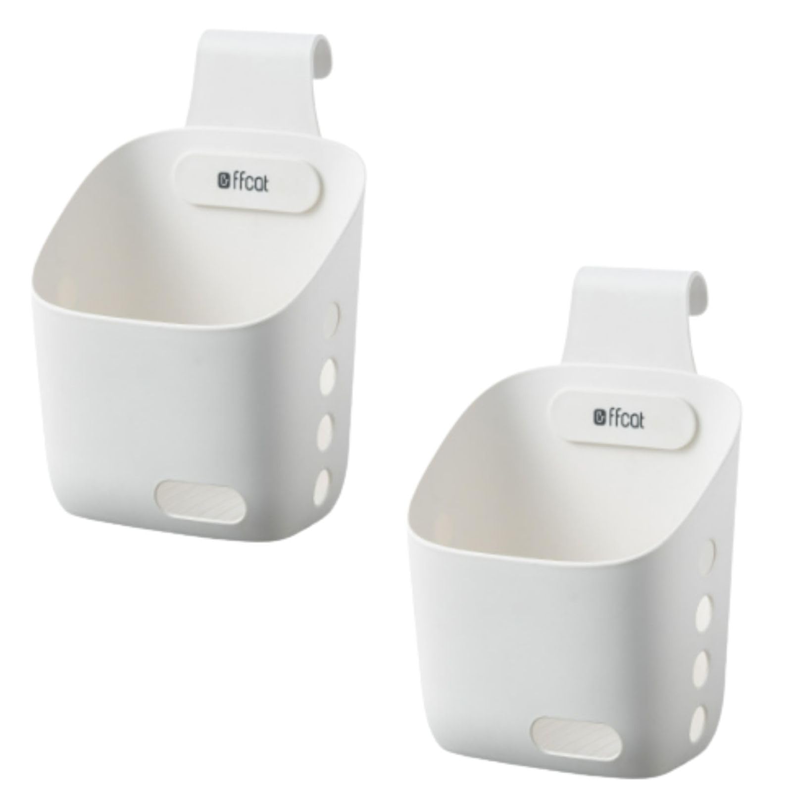 

All Trust Bathroom Storage Magnetic Rack, Hanging Shower Rack, Set of 2 (S)