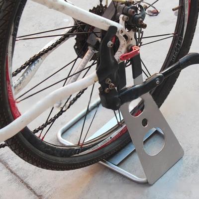 Bicycles Floor Stand Rack Steel Iron Floor Stand Bikes Parking Rack Bikes Storage Stand for Front Rear Wheel Parking
