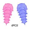 Stretchable Silicone Lids - BRAND - 6 Pieces - Reusable - Waterproof