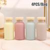 1/3/4Pcs Empty 100Ml Squeeze Bottles With Flip Cap Refillable Plastic Travel Refillable For Lotion Shampoo Conditioner